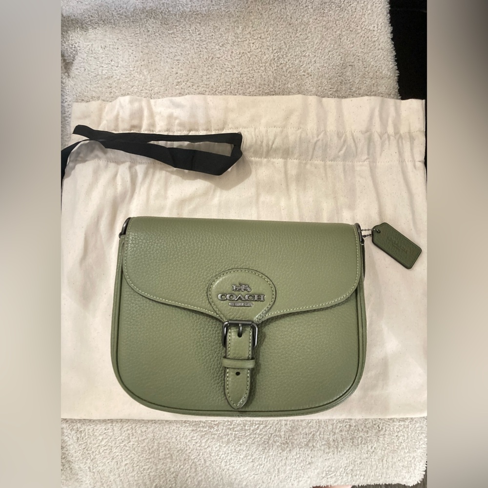 Coach Green Leather Women's Bag